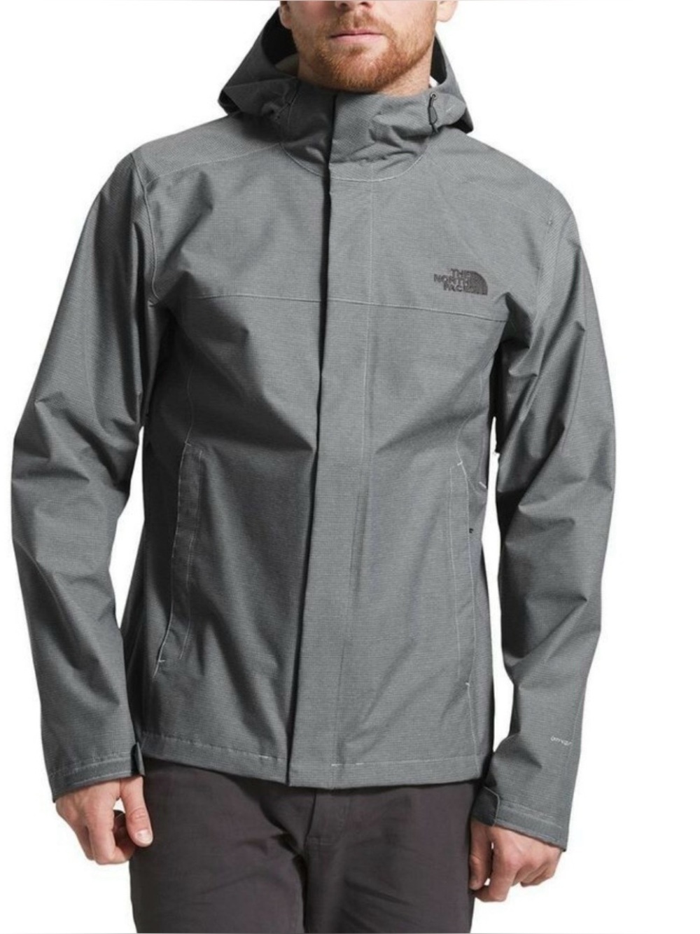 The North Face Men’s Gray Waterproof Hooded Jacket (SKU883)